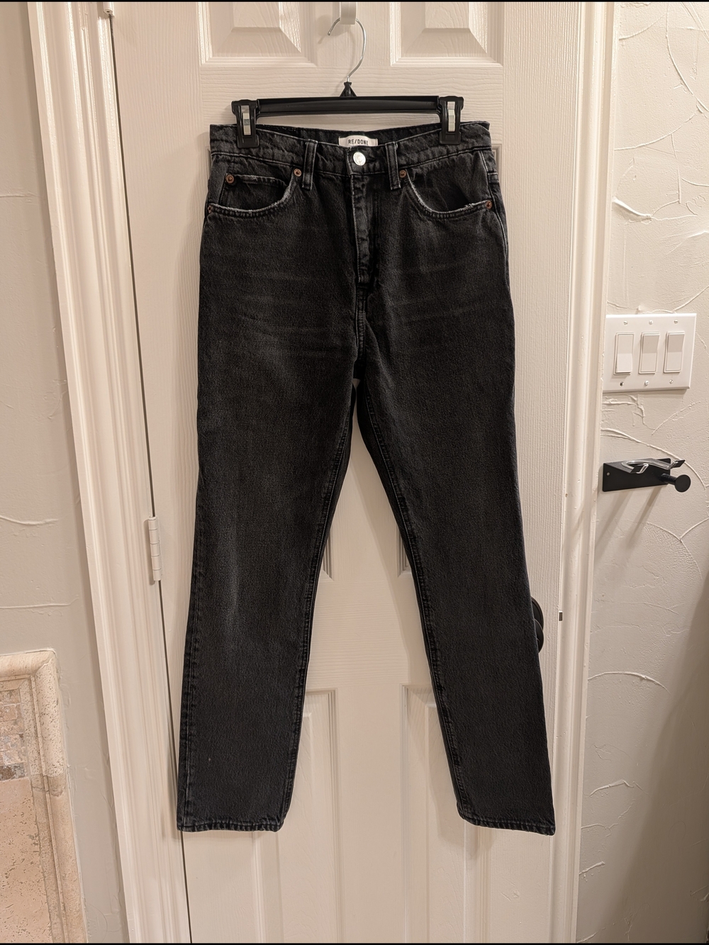 RE/DONE Slim Straight Crop Women’s Jeans